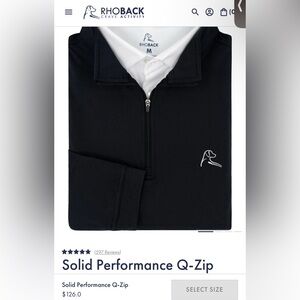 NWT Rhoback Men’s QZip